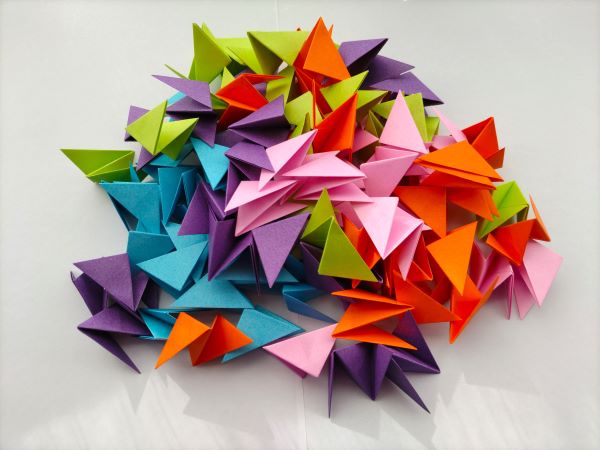 折り紙 くす玉 ユニット 90枚