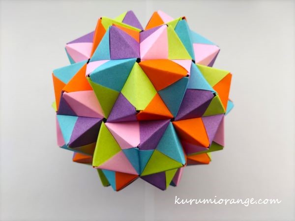 折り紙 くす玉 ユニット 90枚