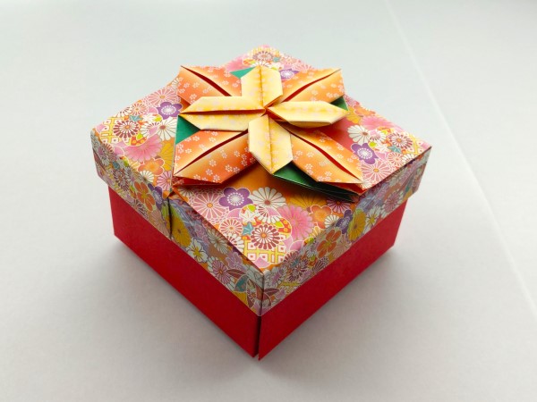 トーヨー 折り紙 和箱 四角箱